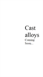 Mobile Screenshot of cast-alloys.com